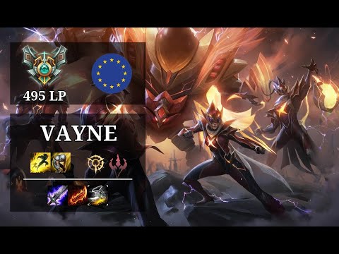 Vayne Bot vs Ashe - Very sad story - EUW Grandmaster (495 LP) Patch 10.20