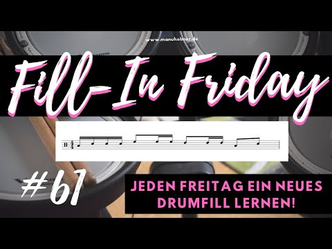 Fill-In Friday 61 - Schlagzeug Übung - jeden Freitag ein neues Drum Fill lernen [E-Drums]