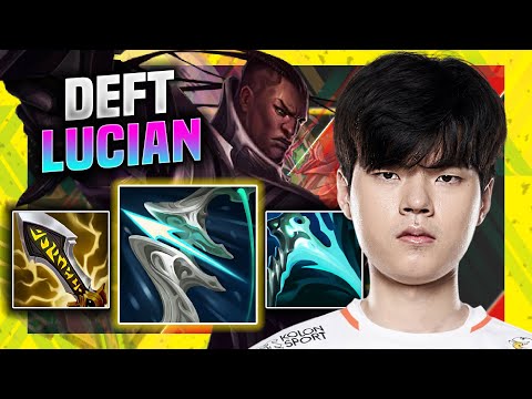 DEFT DESTROYING WITH LUCIAN! - HLE Deft Plays Lucian ADC vs Ezreal! | Season 11