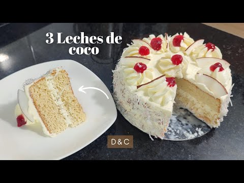 3 Leches de coco ° Dulce & Crujiente