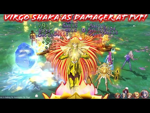 Saint Seiya: Awakening (KOTZ) - Virgo Shaka as Damager at PvP... Well Yeah for Fun..