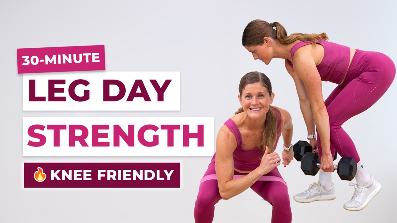 30-Minute Knee-Friendly Leg Workout (No Lunges | No Jumping)