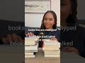 Overhyped vs. slept on books 📚 #booktube #booktok #bookreview #bookhaul
