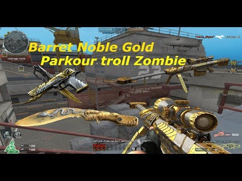 Crossfire NA Barrett M82A1 Noble Beast (Gold) Parkour Naval Base HMX