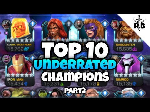 Top 10 Most Underrated Champions in Marvel Contest Of Champions (part 2)