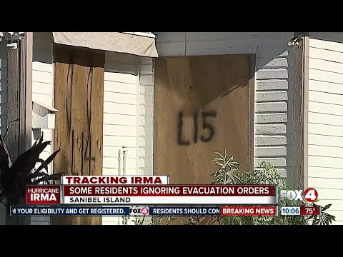 フロリダ州リー郡の一部で強制的な避難が行われている (Mandatory evacuations in effect for parts of Lee County Florida)