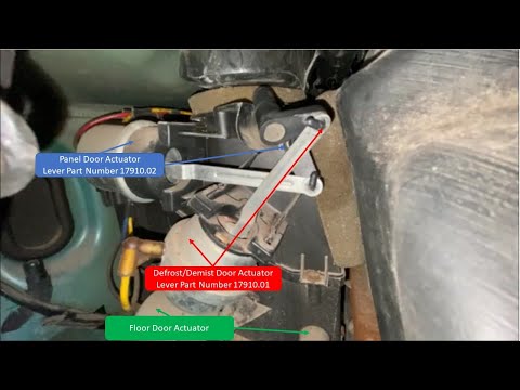 Jeep Wrangler TJ blender broke again; fix it so the A/C blows cold in my face