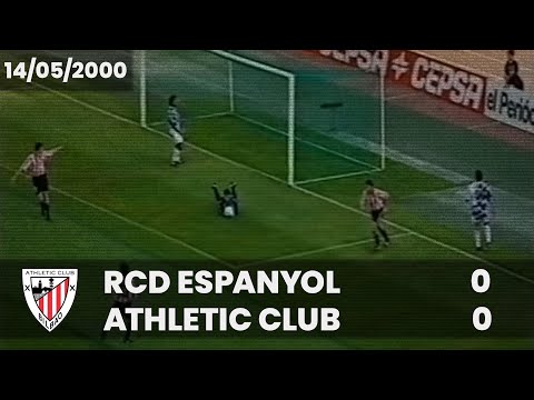 ⚽️ [Liga 99/00] J37 I RCD Espanyol 0 - Athletic Club 0 I LABURPENA