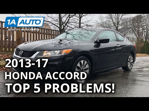 Top 5 Problems Honda Accord Coupe 9th Gen 2013-17