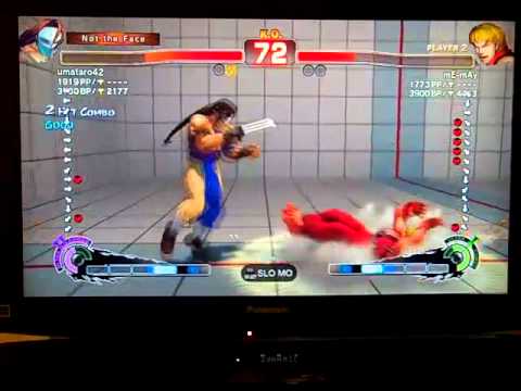 SSF4 AE v2012 Ranked - umataro42 (Vega) vs mE-mAy (Ken) pt03