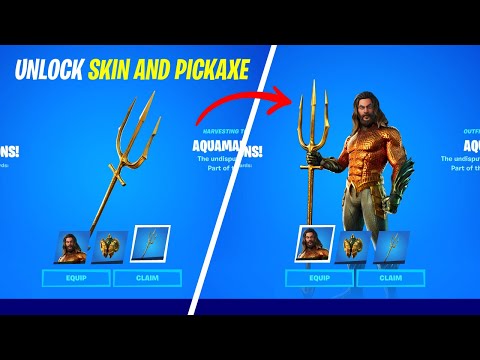 How to unlock Aquaman Skin and Trident Pickaxe - Claim your Trident at Coral Cove in Fortnite