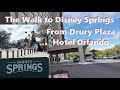 The Walk to Disney Springs from Drury Plaza Hotel Orlando Near Disney Springs via the Walking Path
