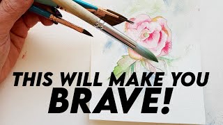 Weird but Highly Effective Approach to Watercolor No One is Teaching!