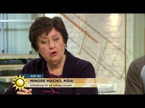 Babben Larsson ska utrota machokulturen - Nyhetsmorgon (TV4)