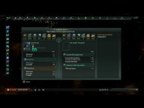 Stellaris: Vs Mining Drone Fleet