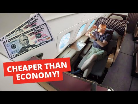 How I Flew Qatar Airways A380 FIRST CLASS Cheaper Than Economy
