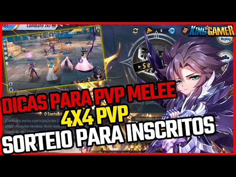 DICAS PARA PVP MELEE 4X4 E SORTEIO PARA INSCRITOS // Saint Seiya Awakening