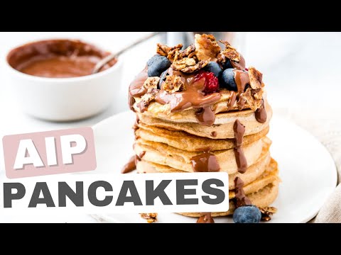 AIP Pancakes!! A fluffy, delicious, & easy breakfast treat for the Autoimmune Protocol