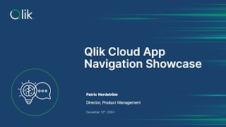 STT - Qlik Cloud App Navigation Showcase