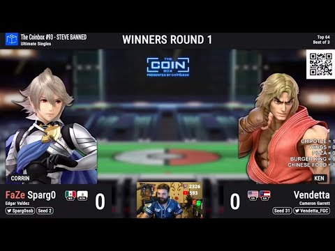 Sparg0 (Corrin) vs Vendetta (Ken) - Coinbox 93 Winners Top 64 | 28 Feb 24'