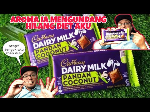 Cadbury Pandan Coconut: Aroma Pandan menusuk selera #cadbury #pandan #coconut #chocolate