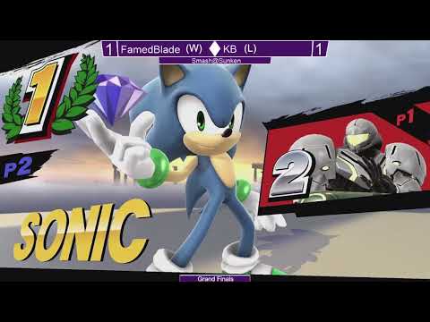Smash@Sunken 32 Smash4 - FamedBlade (Sonic) vs KB (Samus) - SSB4 Grand Finals