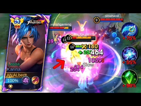 INSANE ONE SHOT BUILD!! KARINA IS COMPLETELY BROKEN 💥 - MLBB