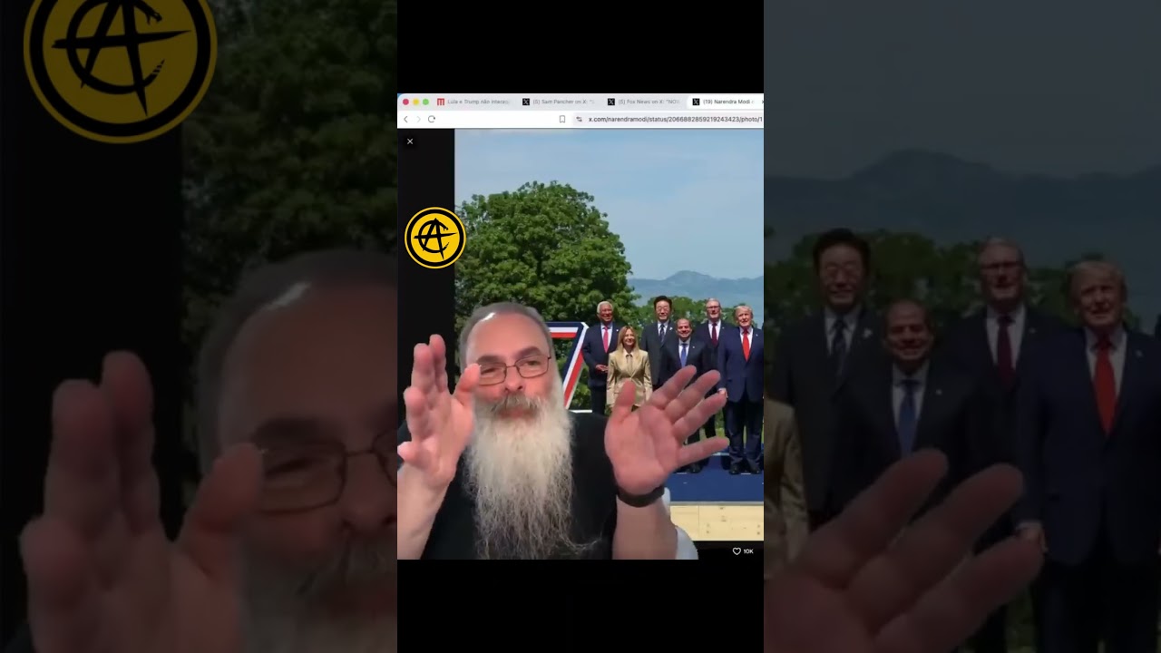 TRUMP IGNORA LULA no G7 e PINGUÇO CORRUPTO QUASE é CORTADO da FOTO OFICIAL