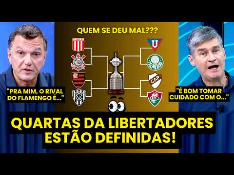 “SABE QUEM PEGOU o ADVERSÁRIO MAIS DIFÍCIL na LIBERTADORES???” | FLAMENGO, PALMEIRAS, TIMÃO OU FLU?