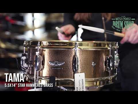 Tama 5.5x14" Star Reserve Hand Hammered Brass