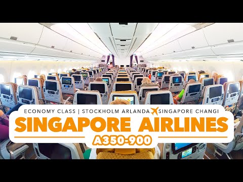 SINGAPORE AIRLINES A350-900 | Economy class to Singapore