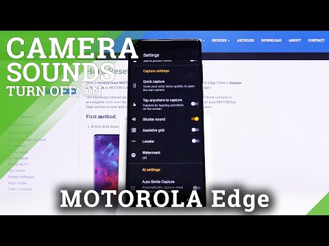 How to Mute Shutter Sound in Motorola Edge – Disable Camera Shutter Sound