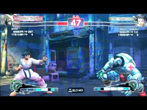 SSF4 AE 2012: aiote (Zangief) vs tetsu-_-makoto (Makoto)