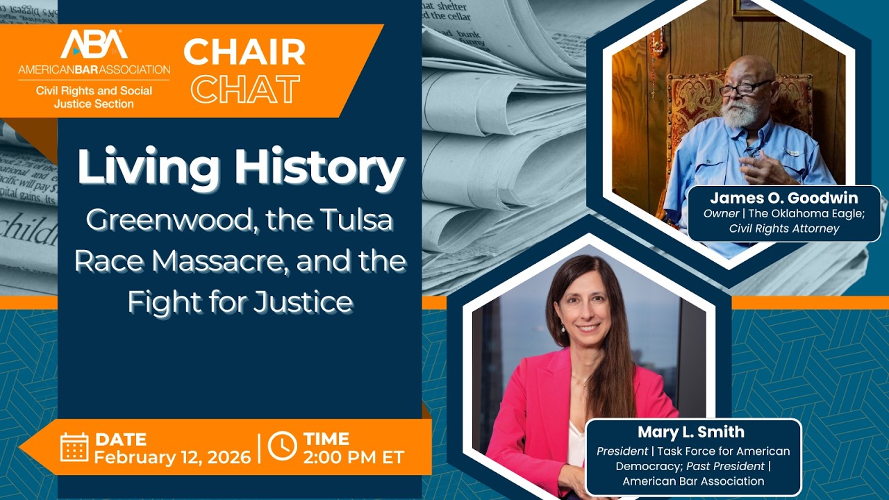 Living History: Greenwood, the Tulsa Race Massacre, and the Fight for Justice | Chair Chat