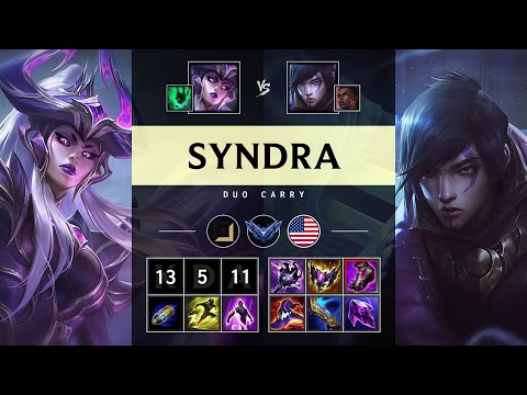Syndra Carry vs Aphelios - NA Diamond Patch 25.11
