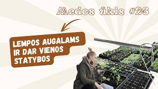 Medos ūkis #26 kabinam lempas augalams, naujos statybos ir dauginam jurginus