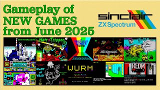 New ZX Spectrum games from June 2025
