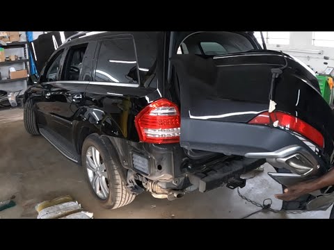 2012 BENZ GL 350 how to take the back bumper off