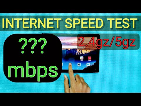 Huawei MediaPad M5 Lite - INTERNET SPEED TEST