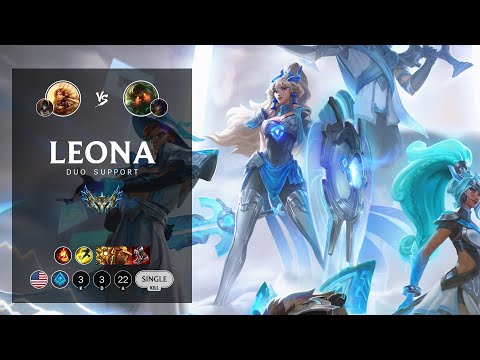 Leona Support vs Nautilus - NA Challenger Patch 12.11