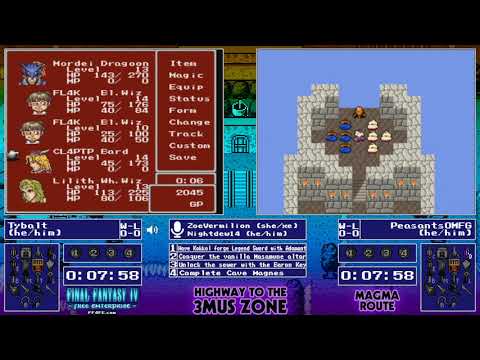 FF4FE Highway to the Threemus Zone - Magma Route - Tybalt vs PeasantsOMFG