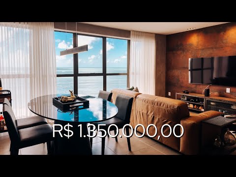 Apartamento Beira-Mar com 1 Suíte à Venda em Maceió