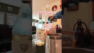 #WhiteWine X #GrapeFruit for Monday Lunch♥月曜日の昼にさっぱりカクテル  #Cocktails #WineCocktails  #drinking