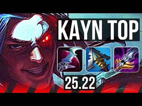 KAYN vs VOLIBEAR (TOP) | 9 solo kills, 12/2/8, Legendary, 600+ games | EUW Diamond | 25.22