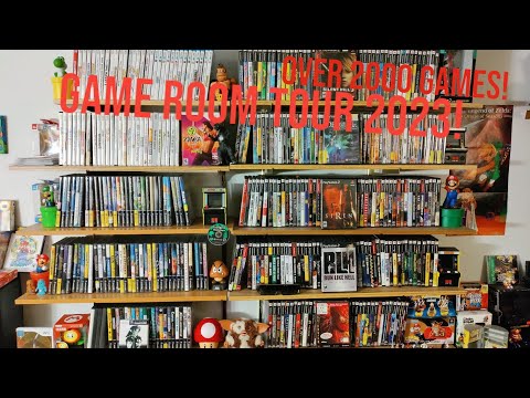 Video Game Room Tour 2023! Over 2000 Games and More!