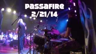 Invisible -Passafire Chicago 2/21/14 drum cam.
