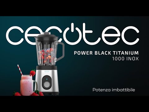 Frullatori a caraffa - Power Black Titanium 1000 Inox