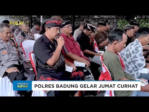 POLRES BADUNG GELAR JUMAT CURHAT