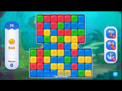 Fishdom Blast Level 26 - NO BOOSTERS GAMEPLAY 🐠 | SKILLGAMING ✔️