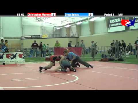 Christopher Moreno vs. Drew Spires at 2013 ASICS FILA Cadet Nationals - GR